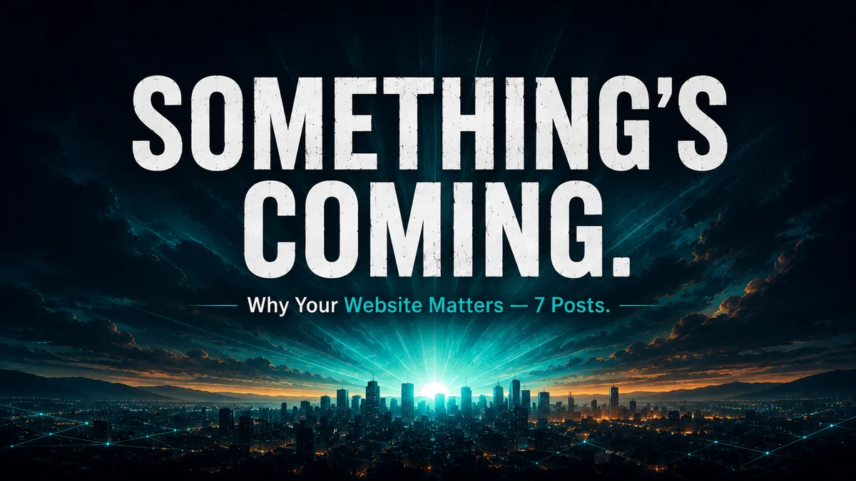 Something's coming — Series 1 launch post, A New Dawn AI