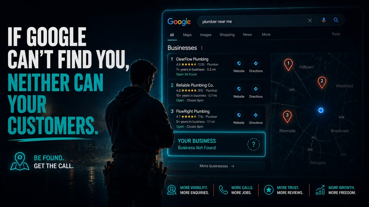 If Google can't find you, neither can your customers